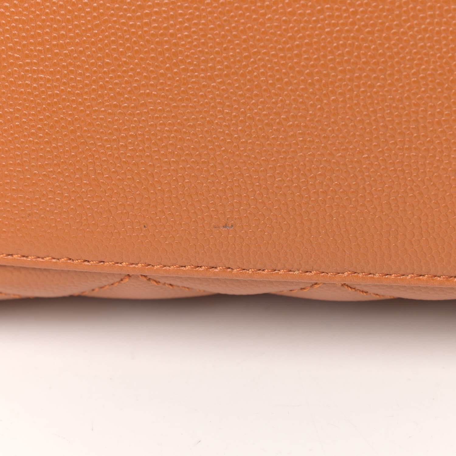 Chanel Caviar Quilted Small Coco Handle Flap Light Brown 6 of 6