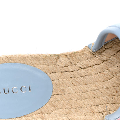 Gucci Nappa Matelasse Diagonal GG Marmont Espadrilles 36.5 Multicolor Pastel 9 of 11