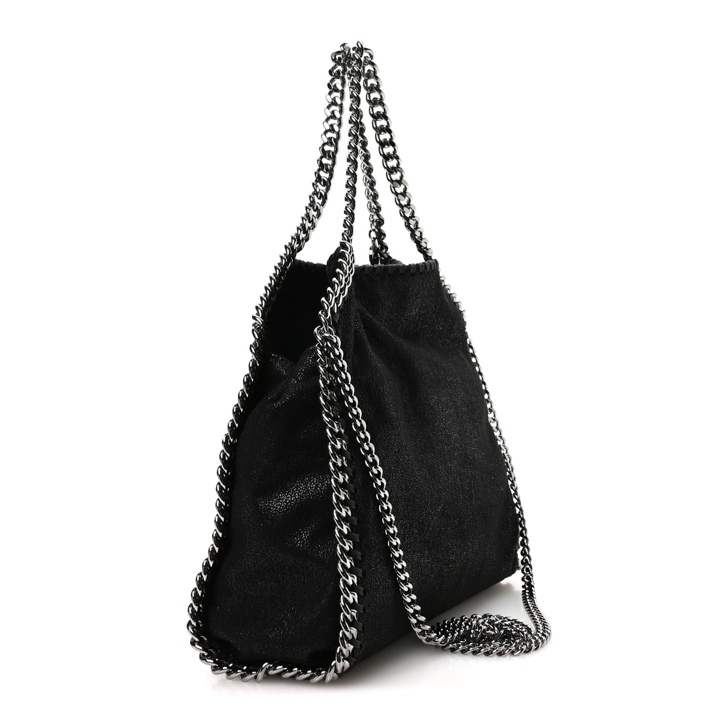 Shaggy Deer Mini Falabella Tote Black