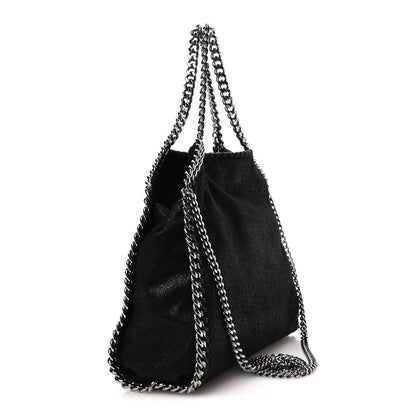 Stella McCartney Shaggy Deer Mini Falabella Tote Black 3 of 10