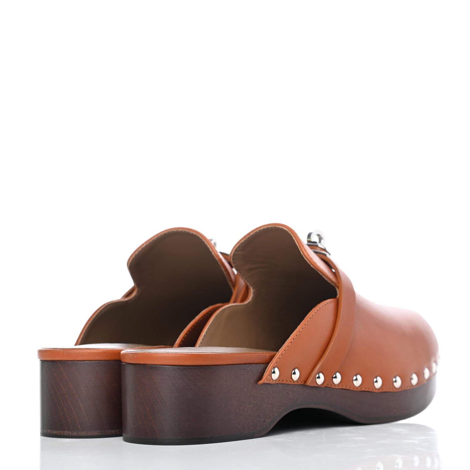 Hermes Heritage Calfskin Carlotta Mules 36 Naturel 4 of 8