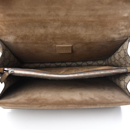 Gucci GG Supreme Monogram Medium Dionysus Shoulder Bag Taupe 4 of 10