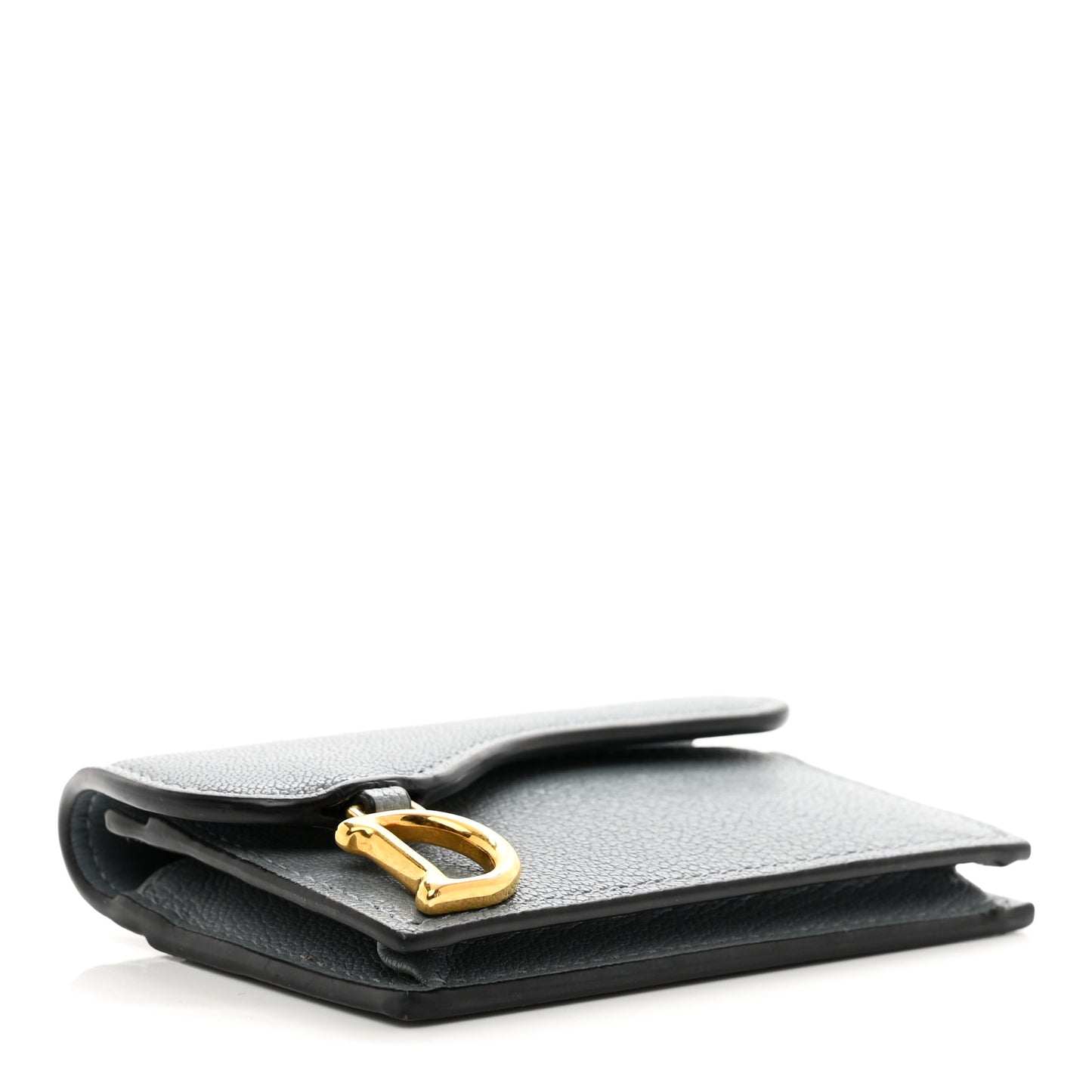 Goatskin Saddle Card Holder Sky Blue