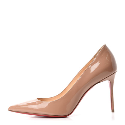 Christian Louboutin Patent Pigalle Follies 100 Pumps 39 Latte 1 of 8