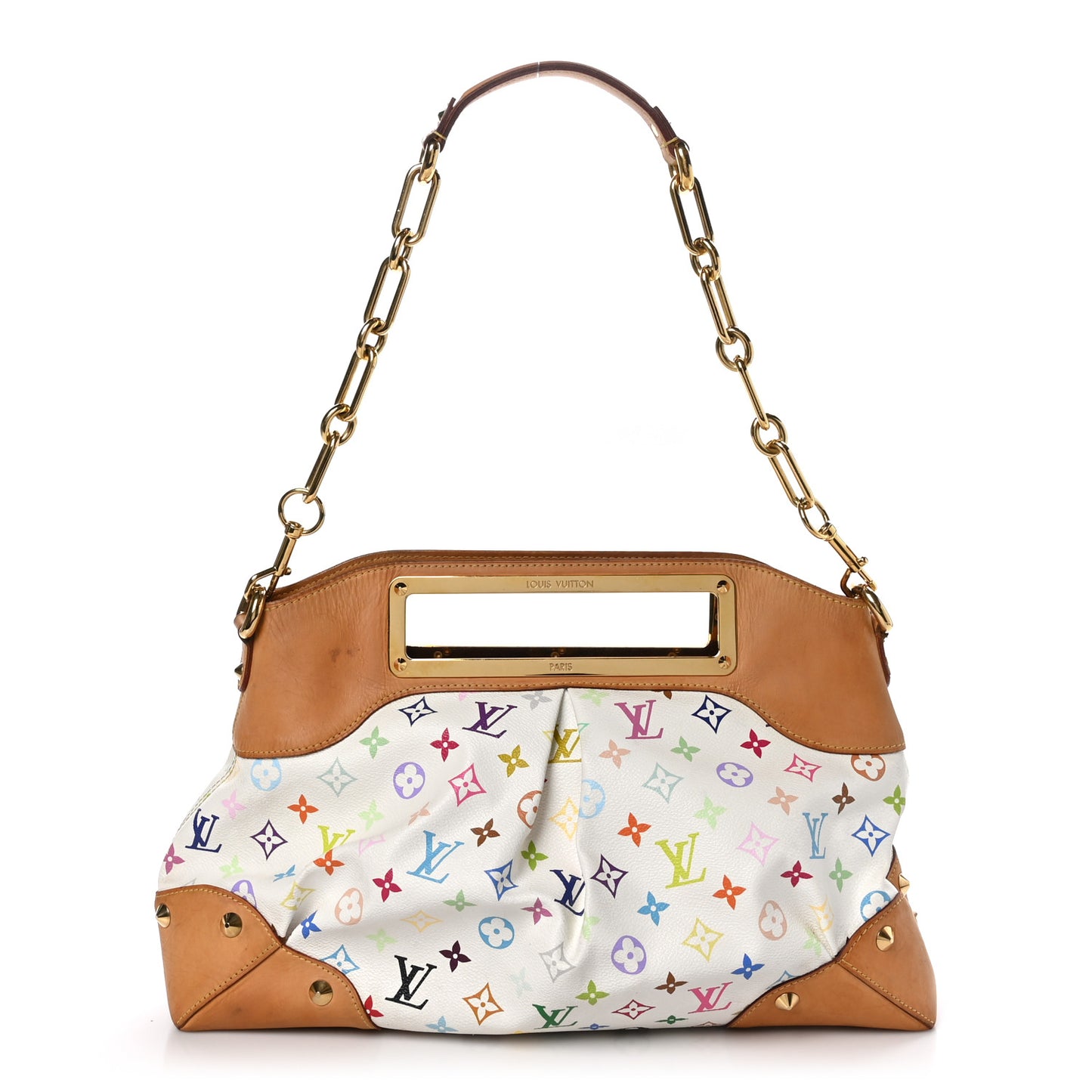 Monogram Multicolor Judy GM White