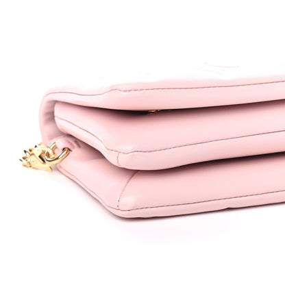 Louis Vuitton Lambskin Embossed Monogram Pochette Coussin Rose 7 of 10