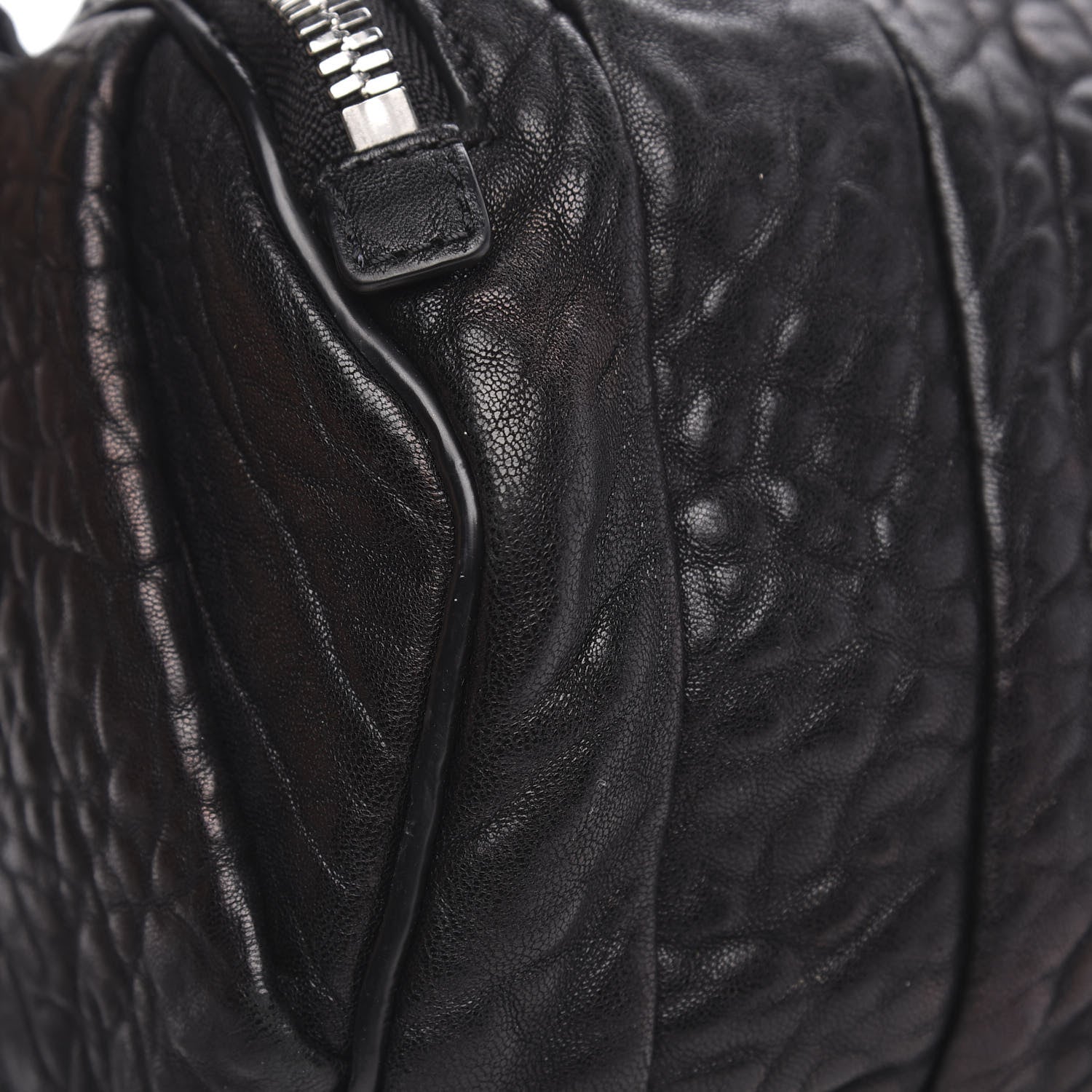 Alexander Wang Pebbled Lambskin Mini Rockie Black Rhodium Hardware 9 of 12