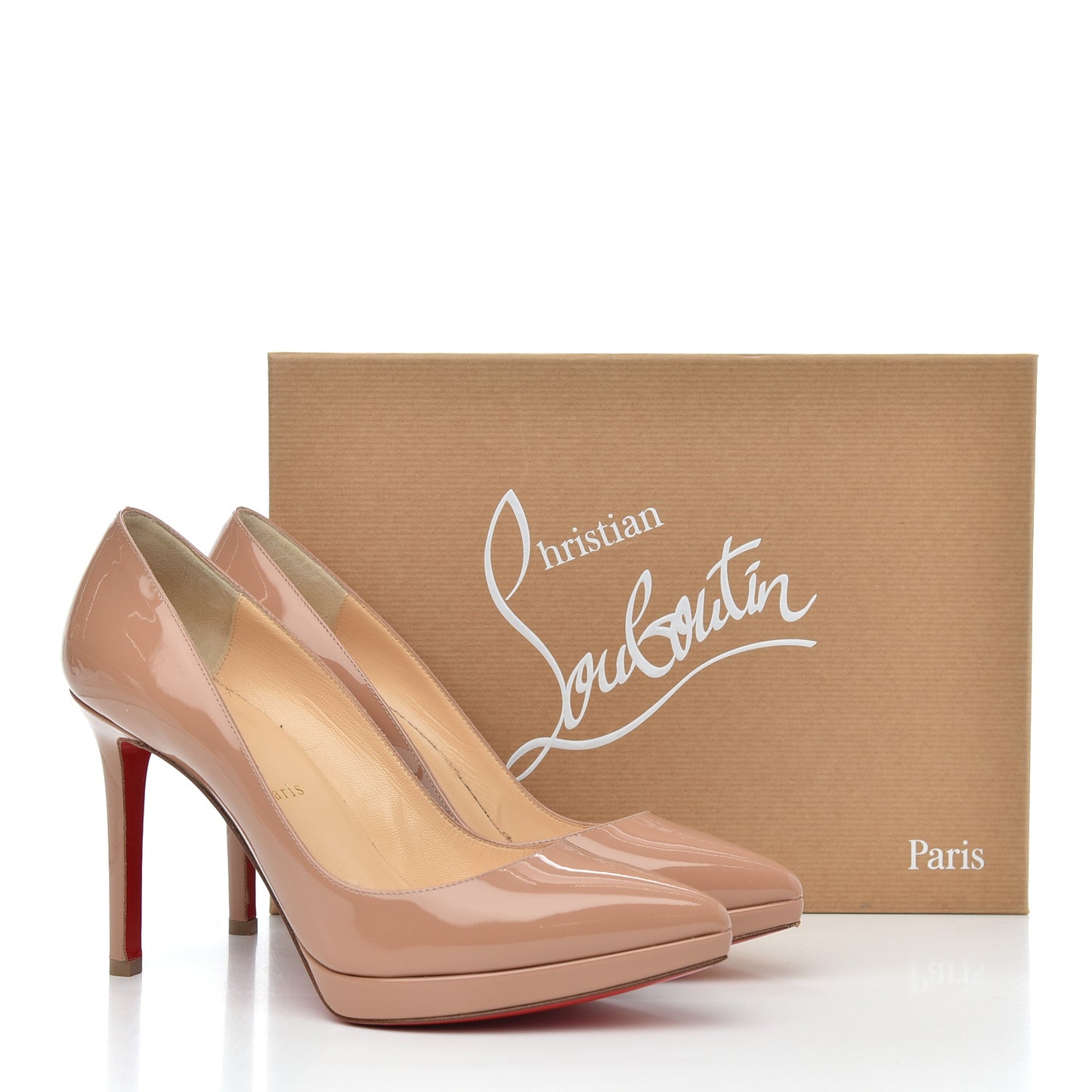 Patent Pigalle Plato 100 Pumps 38 Nude