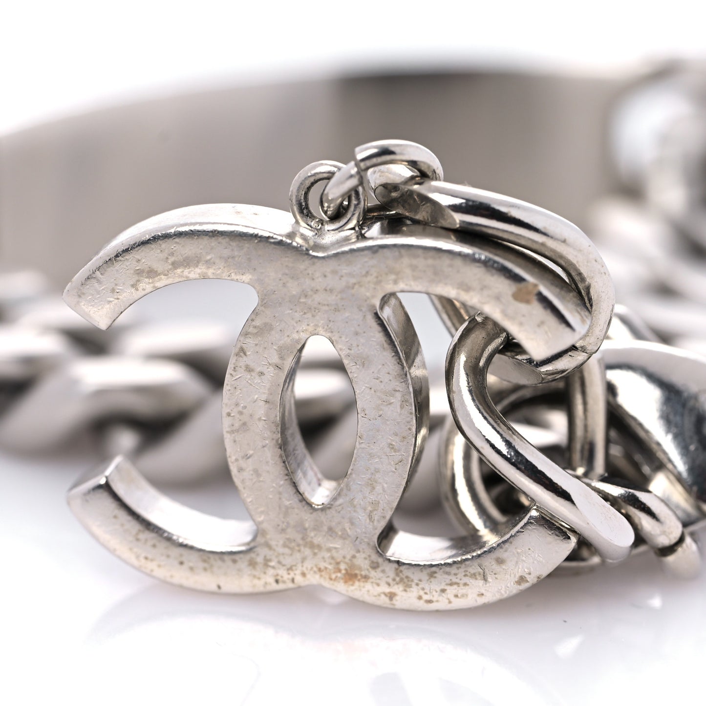 Chain ID CC Bracelet Silver