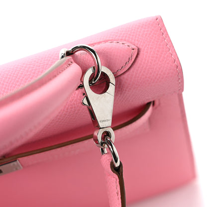 Hermes Epsom Kelly Sellier 25 Rose Confetti 14 of 17