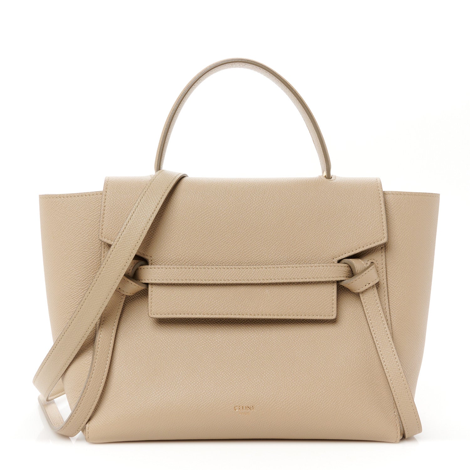 Celine Grained Calfskin Micro Belt Bag Light Taupe 1 of 12