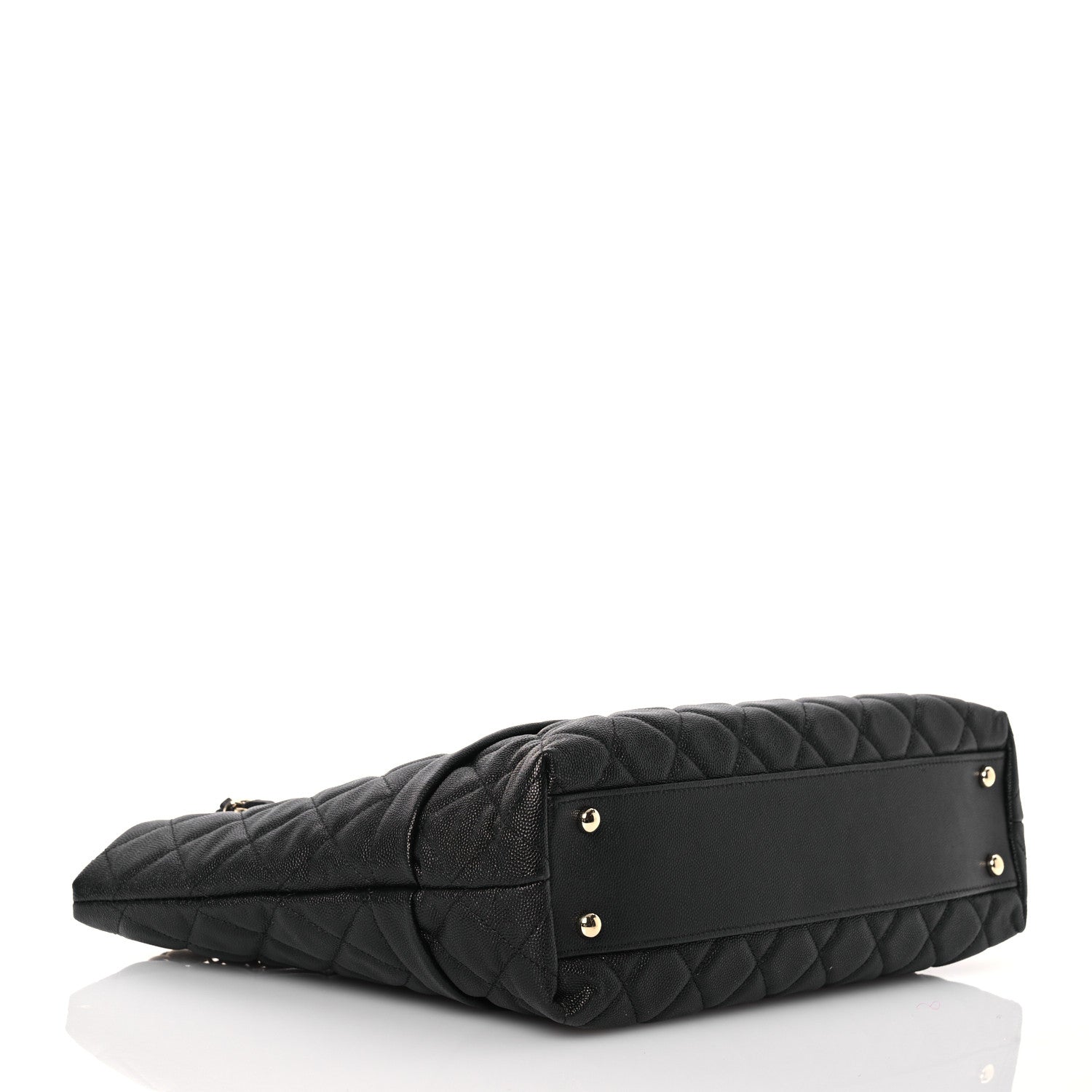 Chanel Caviar Quilted Rolled Up Tote Black 4 of 14