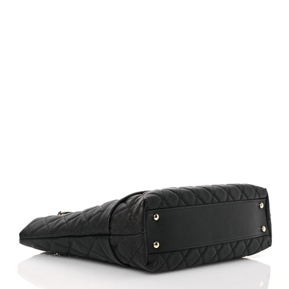 Chanel Caviar Quilted Rolled Up Tote Black 4 of 14