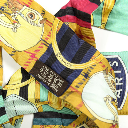 Hermes Silk Tatersale Twilly 3 of 6