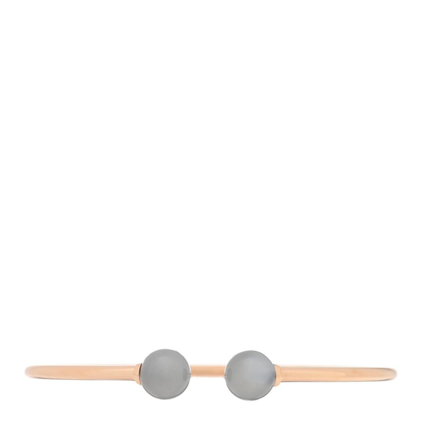 18K Rose Gold Grey Moonstone 8mm HardWear Ball Wire Bracelet