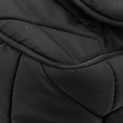 Prada Re-Nylon Quilted Padded Flap Shoulder Bag Black 11 of 12
