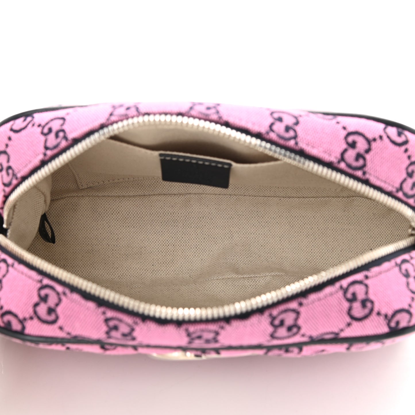Monogram Multicolor Matelasse Diagonal Small GG Marmont Chain Shoulder Bag Pink Blue