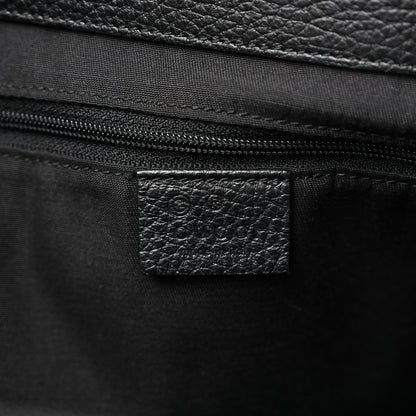 Gucci Denim Monogram Large D Ring Tote Black 5 of 9