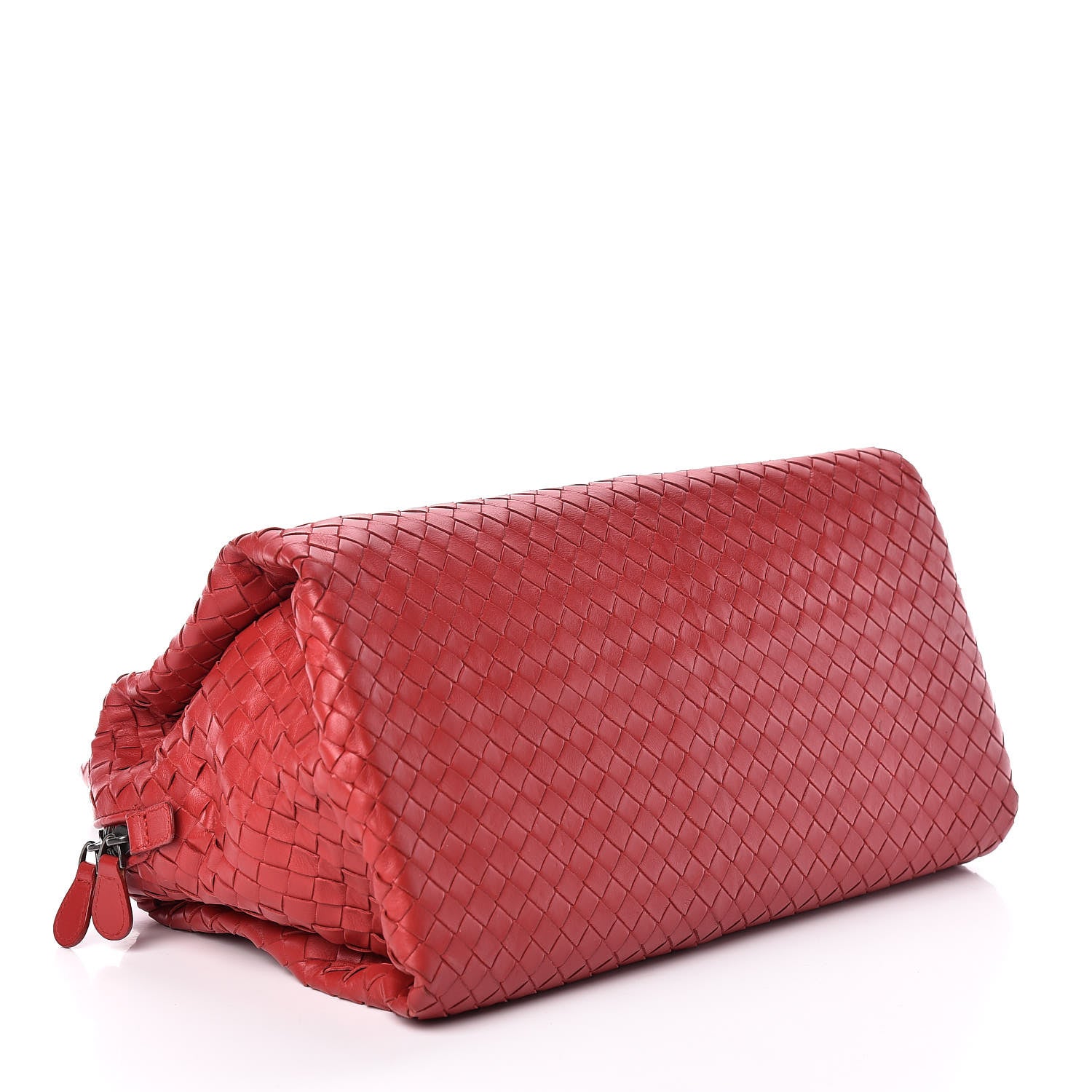 Bottega Veneta Nappa Intrecciato Boston Carmine 4 of 9