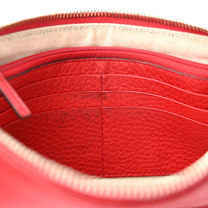 Gucci Pebbled Calfskin Soho Wristlet Vibrant Red 8 of 8