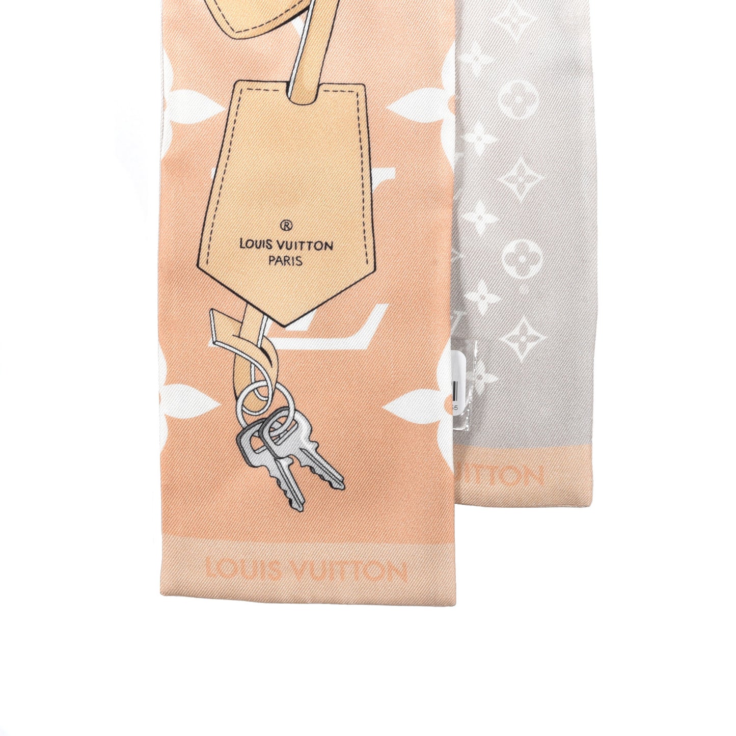 Silk Monogram Gradient By The Pool Bandeau Mist