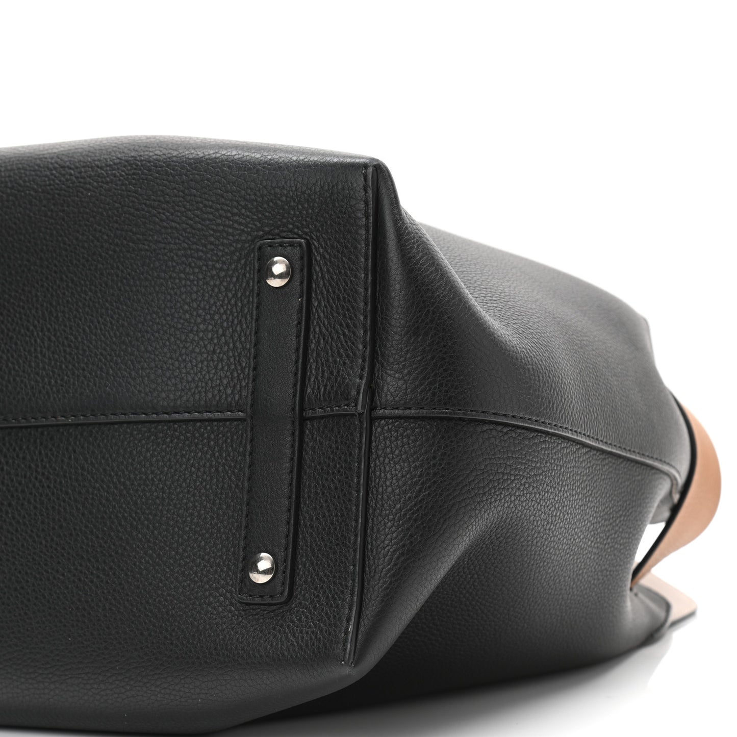 Marais Calfskin Large Belt Bag Black