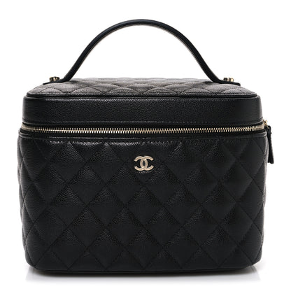 Chanel Caviar Quilted Large Vanity Pouch Black 1 of 13