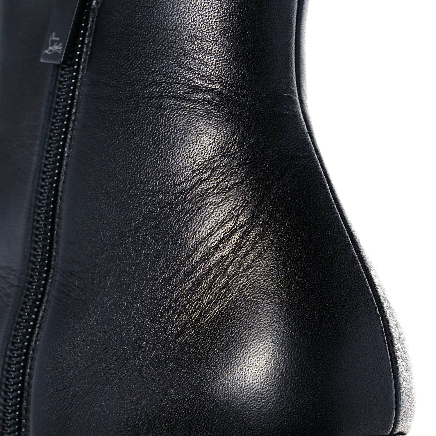 Christian Louboutin Calfskin Adox 85 Ankle Boots 39.5 Black 10 of 12