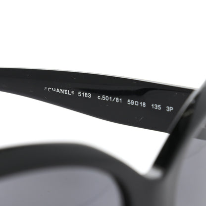 Chanel Acetate CC Sunglasses 5183 Black 5 of 7