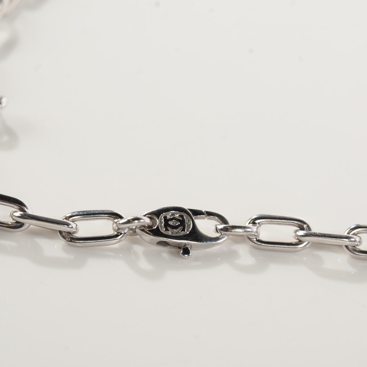 18K White Gold 5mm Spartacus Chain Necklace