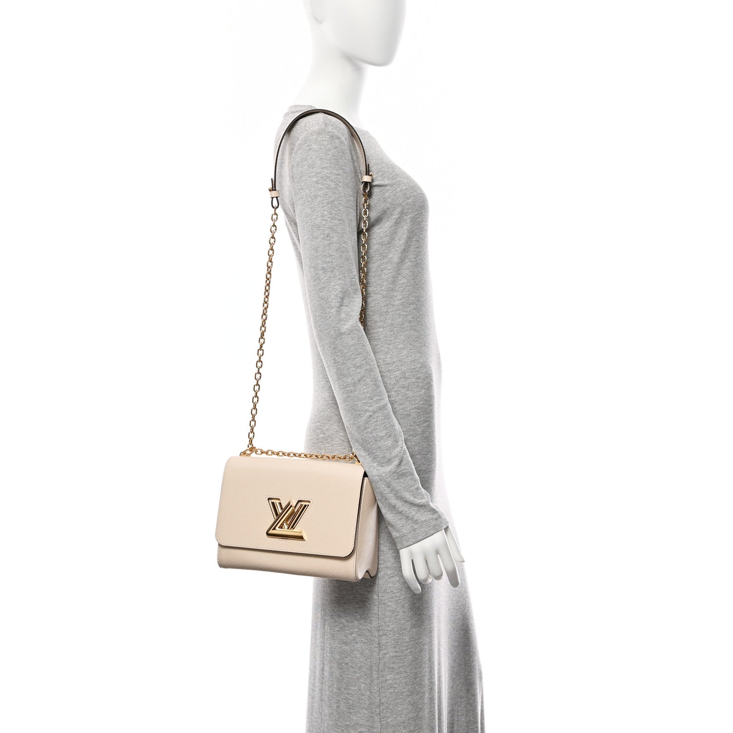 Epi Twist Shoulder Bag MM Quartz