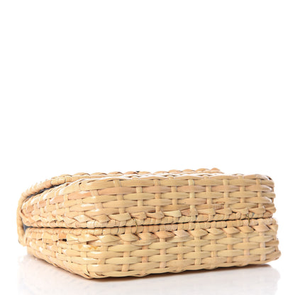 Gucci Glazed Wicker Mini Cestino Shoulder Bag Natural 5 of 11
