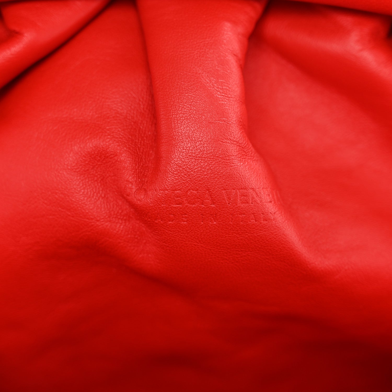 Bottega Veneta Nappa Maxi Intrecciato The Pouch Oversized Clutch Bright Red 6 of 10