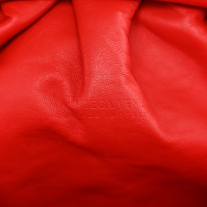 Bottega Veneta Nappa Maxi Intrecciato The Pouch Oversized Clutch Bright Red 6 of 10