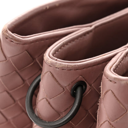 Bottega Veneta Light Calfskin Intrecciato Small Roma Deco Rose 15 of 16