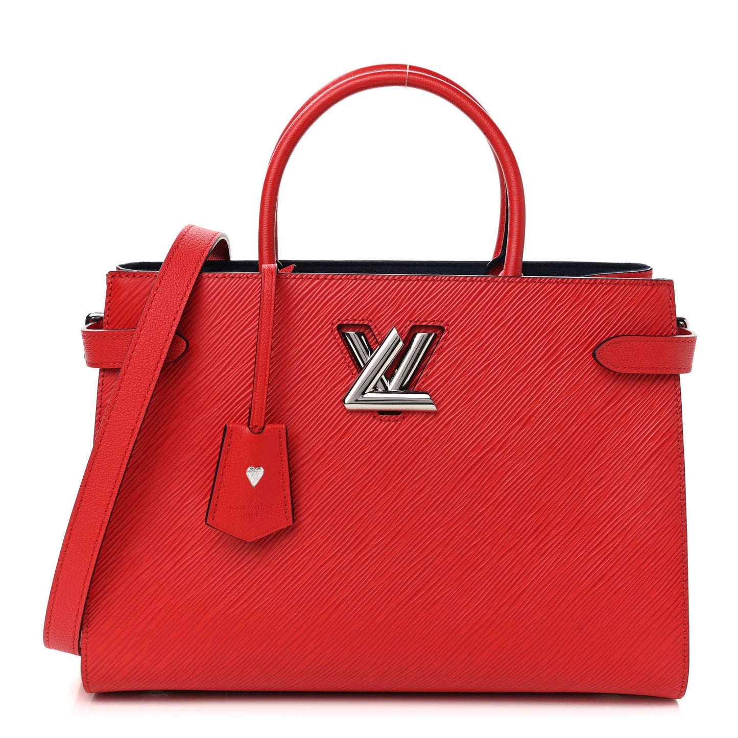 Epi Twist Tote Coquelicot