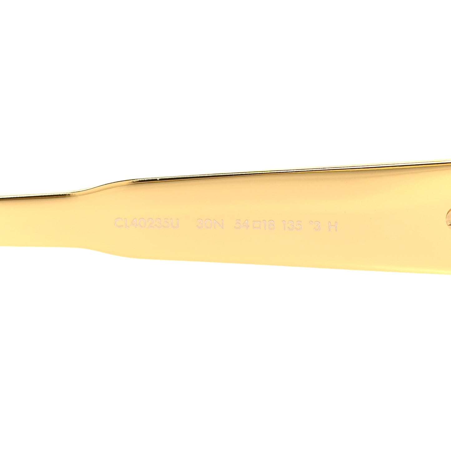 Metal Triomphe 01 Sunglasses CL40235U Gold Green