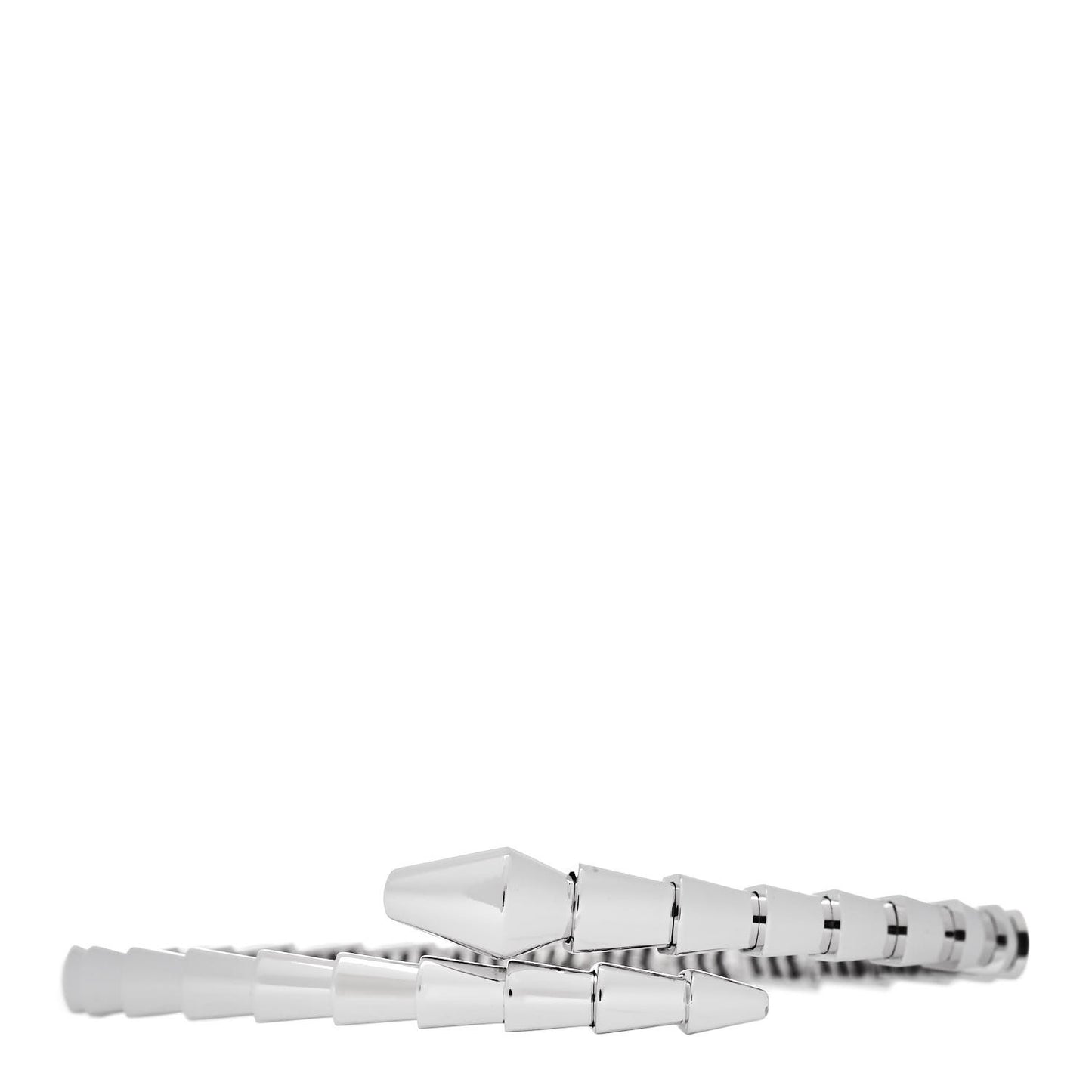 18K White Gold Serpenti Viper Bracelet 16