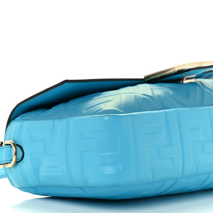 Fendi Nappa FF 1974 Embossed Baguette Pool 10 of 11