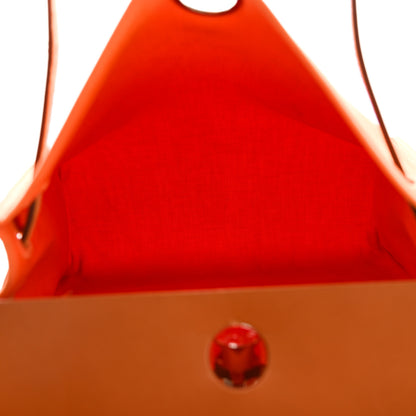 Hermes Toile Vache Hunter Herbag Zip 31 PM Orange 6 of 13