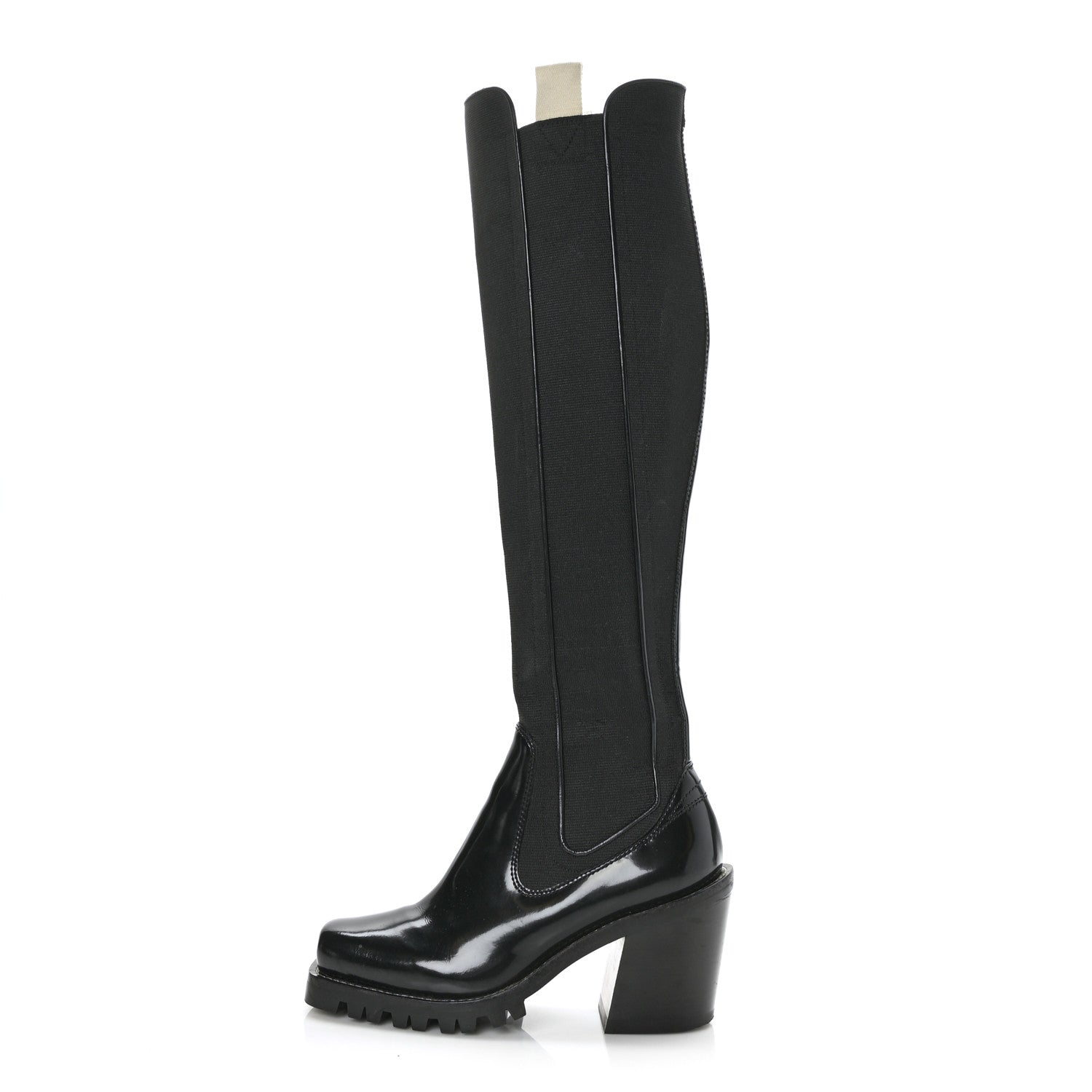 Louis Vuitton Patent Limitless Tall Boots 39 Black 1 of 9
