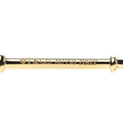 Tiffany 18K Yellow Gold Knot Key Pendant 3 of 4