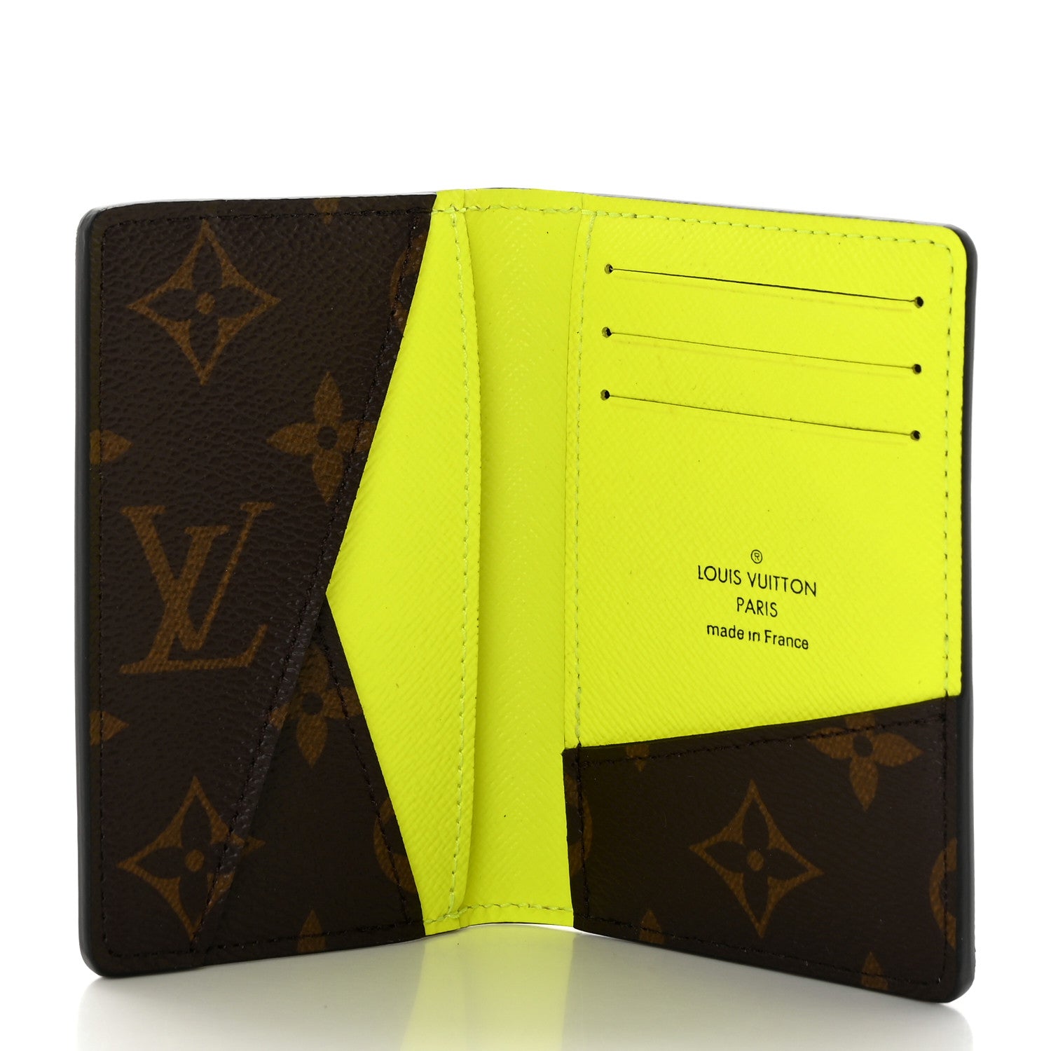 Louis Vuitton Monogram Pocket Organizer NM Yellow 5 of 7