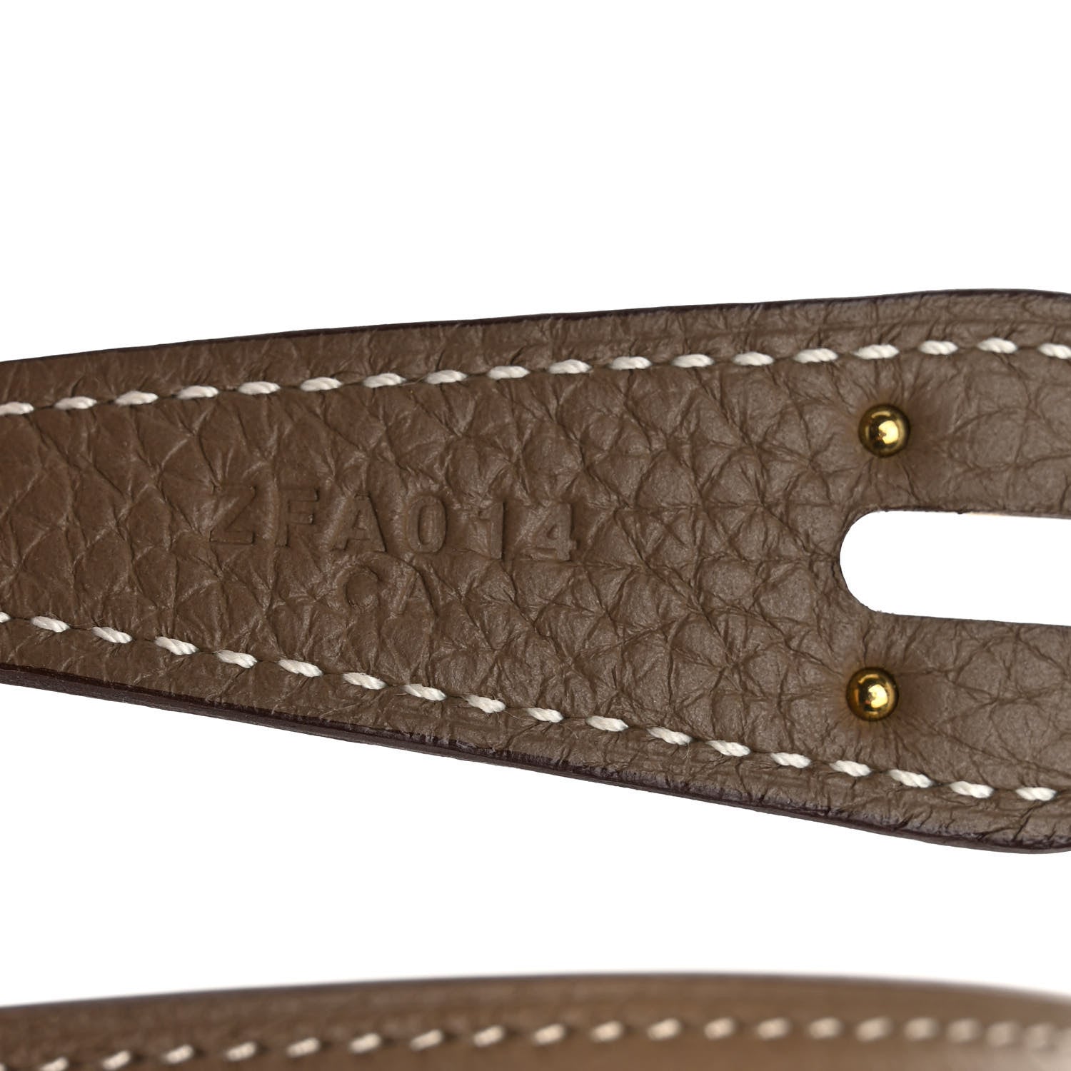 Hermes Taurillon Clemence Lindy 26 Etoupe 7 of 10