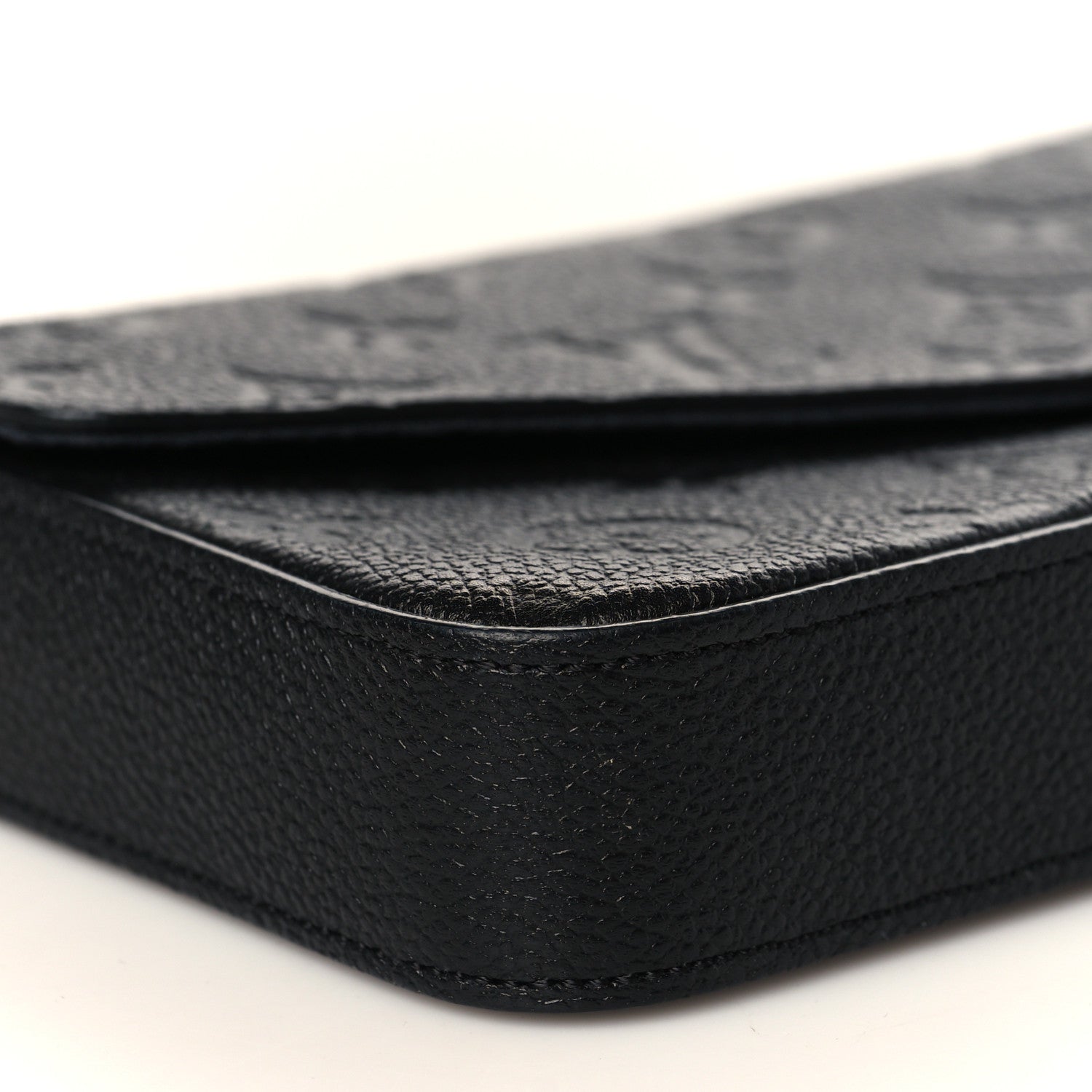 Louis Vuitton Empreinte Pochette Felicie Chain Wallet Black 8 of 10