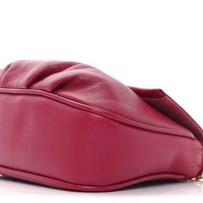 Fendi Vitello Flamingo Fendista Pouchette Crossbody Fuxia 10 of 10