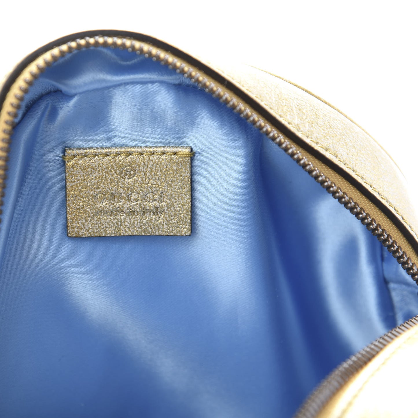 Metallic Nappa Matelasse Heart Mini GG Marmont Round Shoulder Bag Oro Vecchio Rosa