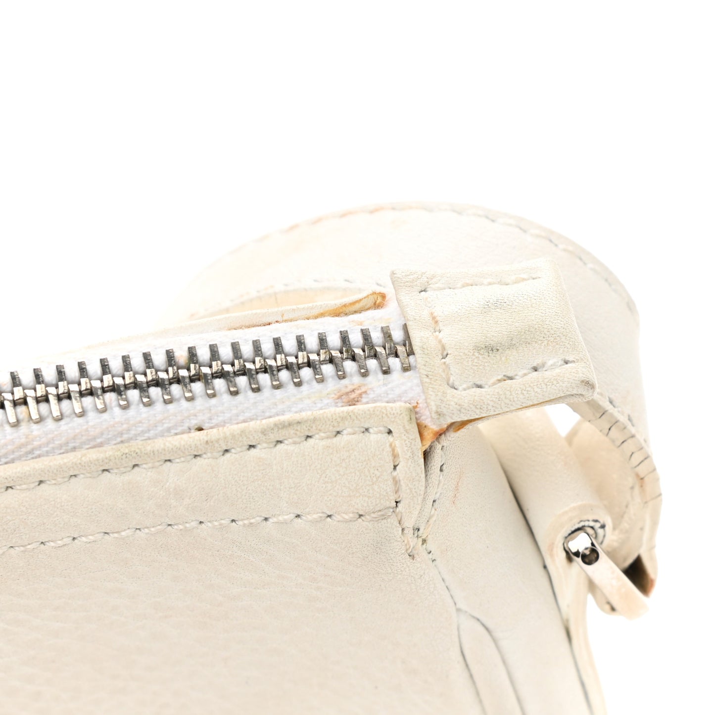 Calfskin Shoulder Bag White