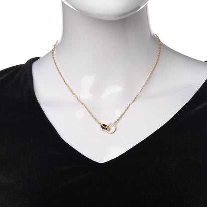 Cartier 18K Yellow Gold Interlocking LOVE Necklace 2 of 8