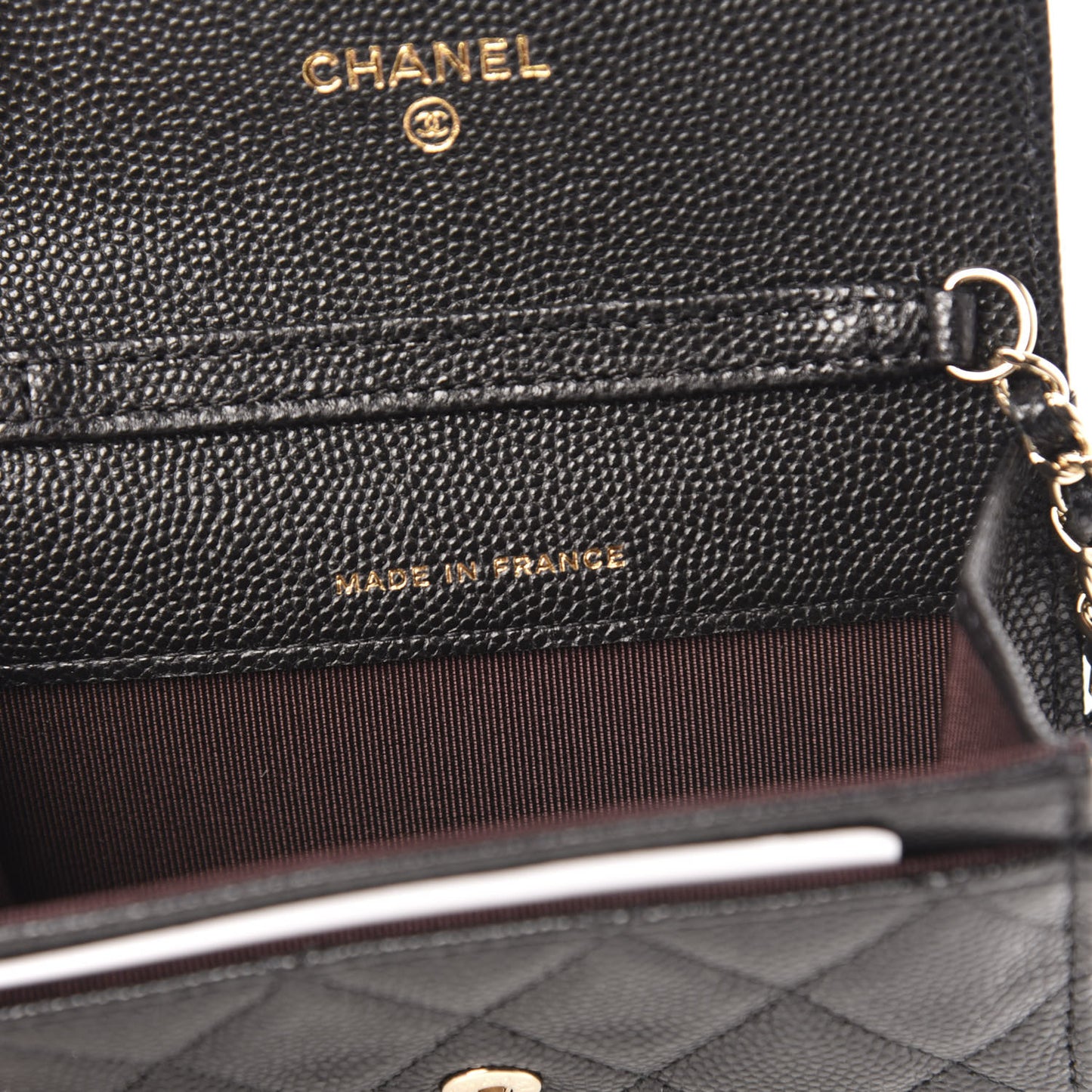Caviar Quilted Flap Classic Belt Bag Black